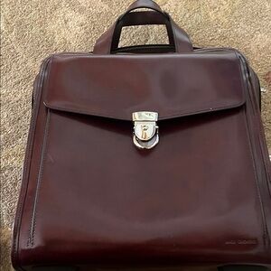 Elegant Burgundy Laptop Bag - just like new.